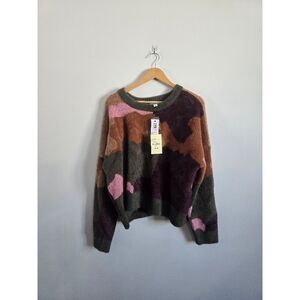 Soft Tribal Multicolored Sweater XL